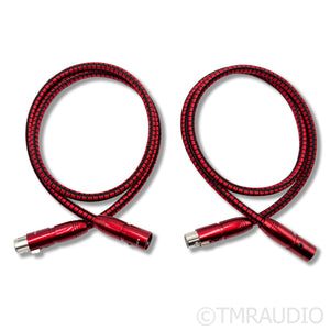 AudioQuest King Cobra XLR Cables; 1m Pair Balanced Interconnects