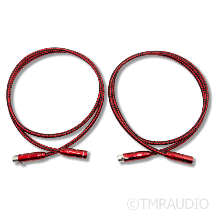 AudioQuest King Cobra XLR Cables; 1.5m Pair Balanced Interconnects
