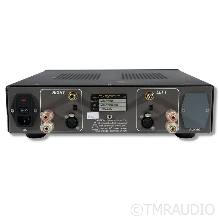 D-Sonic M3a-1200S Stereo Power Amplifier