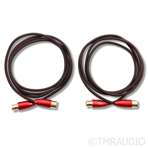 AudioQuest Red River XLR Cables; 2m Pair Balanced Interconnects