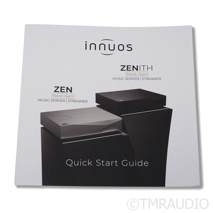 Innuos ZEN NG Network Server / Streamer; w/ PhoenixUSB Lite Upgrade