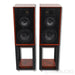 Wharfedale Linton 85th Anniversary Bookshelf Speakers; Walnut Pair with Stands
