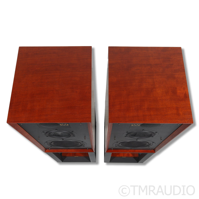 Wharfedale Linton 85th Anniversary Bookshelf Speakers; Walnut Pair with Stands