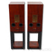 Wharfedale Linton 85th Anniversary Bookshelf Speakers; Walnut Pair with Stands