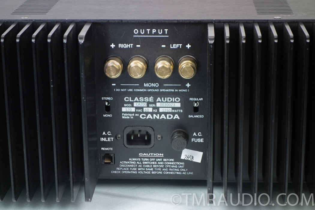Classe CA-200 Stereo Power Amplifier