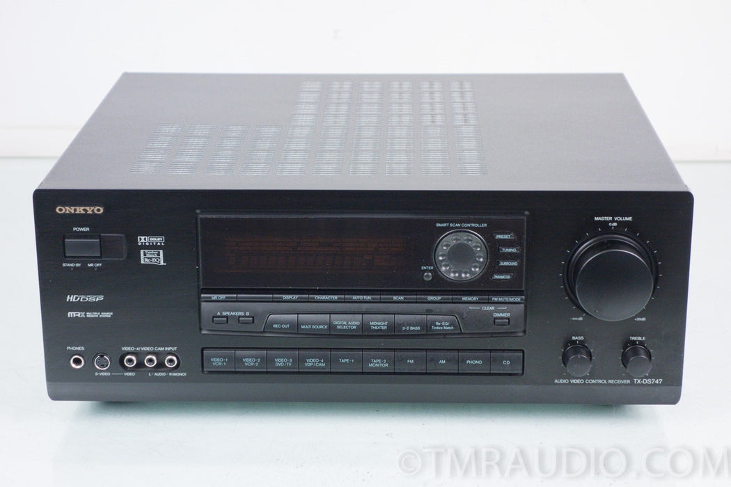 Onkyo TX-DS747 Home Theater / Stereo Receiver w/ Phono Input