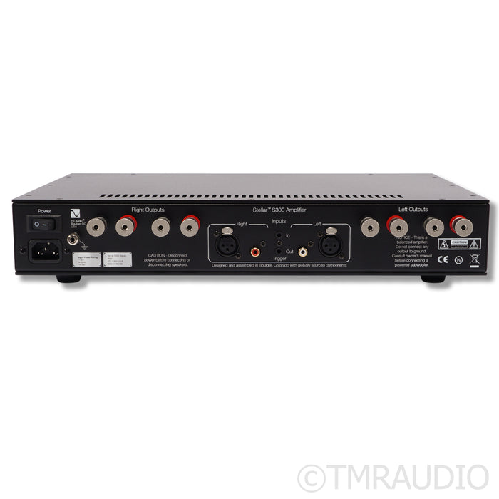 PS Audio Stellar S300; Stereo Power Amplifier; Black
