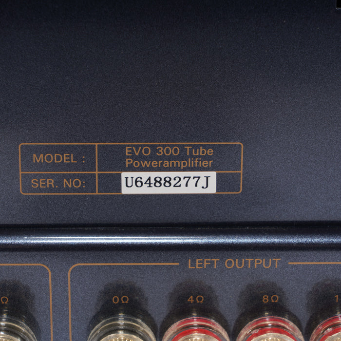 PrimaLuna Evo 300 Stereo Tube Power Amplifier; Silver