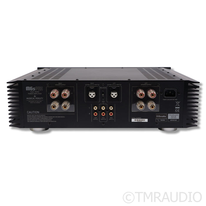 Musical Fidelity M6s PRX Dual Mono Power Amplifier; Black