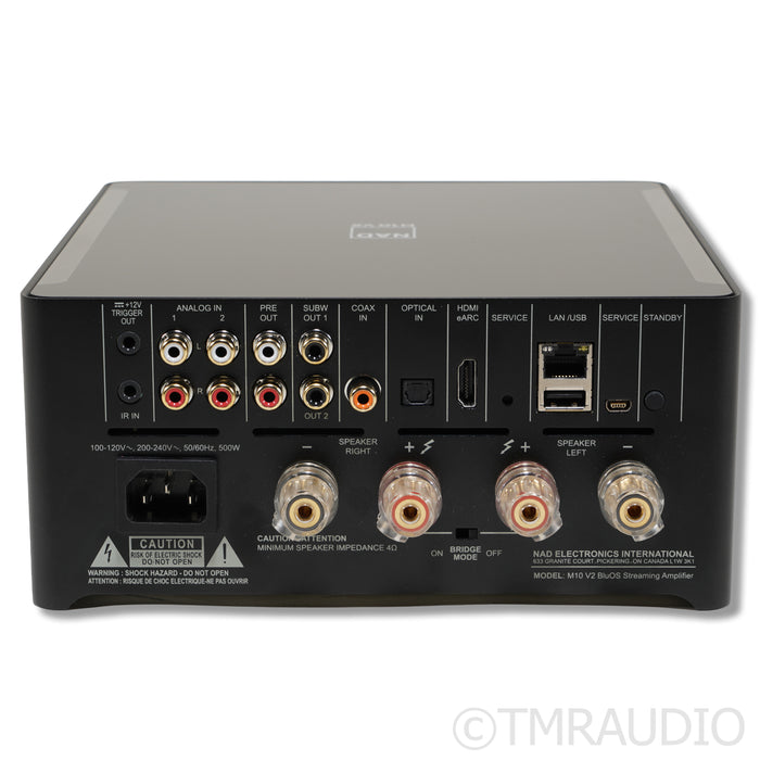 NAD Electronics Masters M10 v2 BluOS Streaming Integrated Amplifier