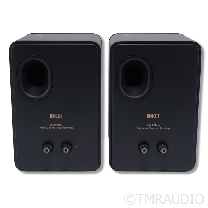KEF LS50 Meta Bookshelf Speaker; Pair Black
