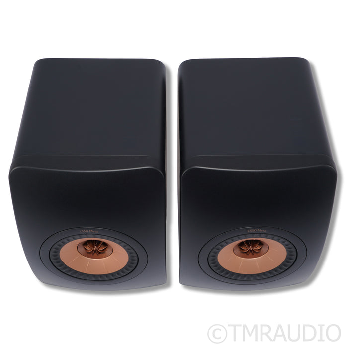 KEF LS50 Meta Bookshelf Speaker; Pair Black