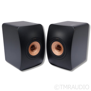 KEF LS50 Meta Bookshelf Speaker; Pair Black