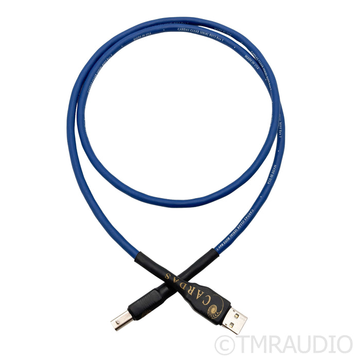 Cardas Clear Serial Buss USB A to B Cable; 1m Single Digital Interconnect