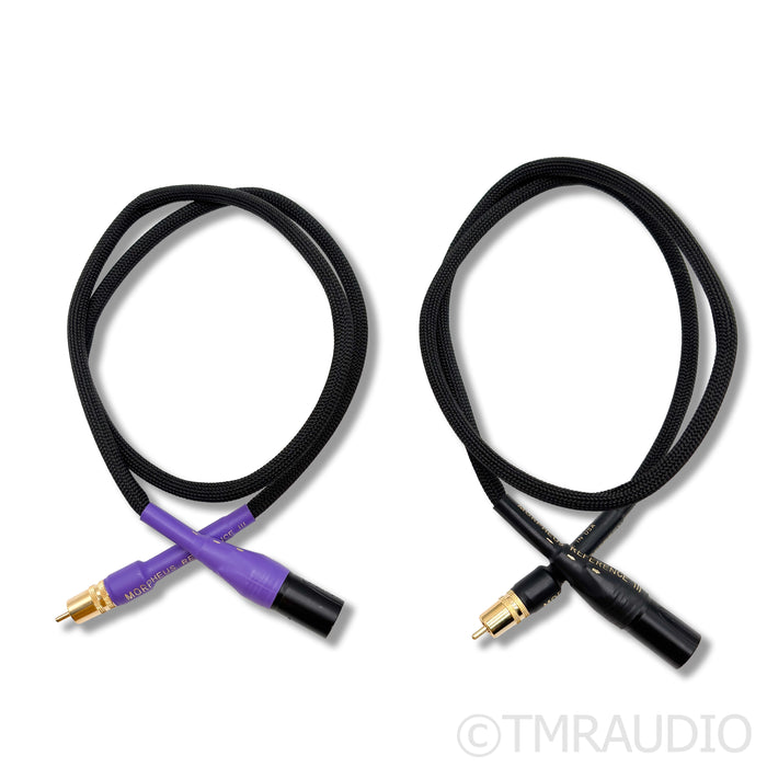 Silnote Audio Morpheus Reference III RCA to XLR Cables; 1m Pair Interconnects