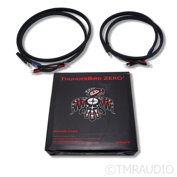 AudioQuest ThunderBird ZERO Speaker Cables; Pair (One 2.5m / One 3.5m)