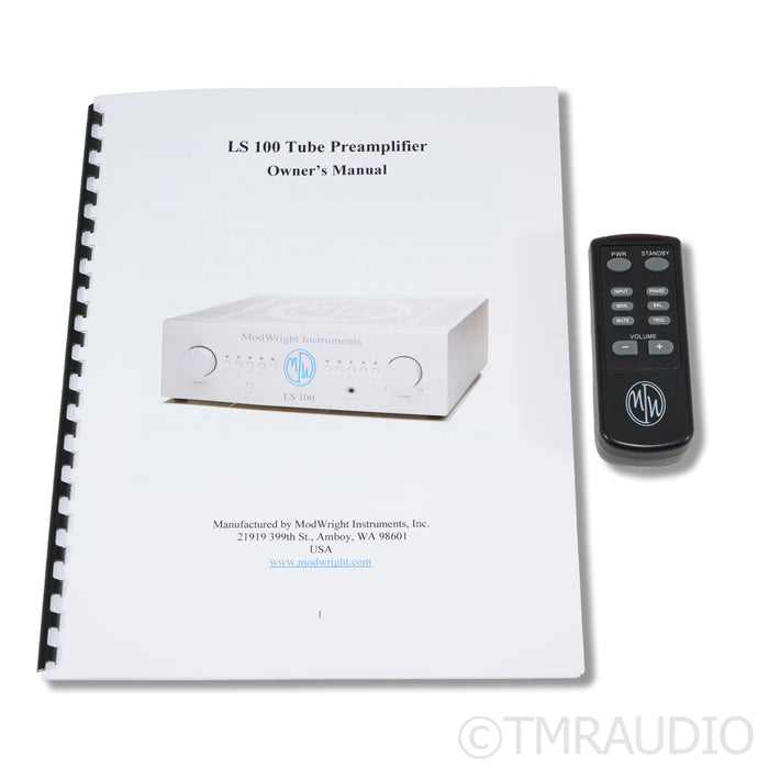 ModWright LS100 Stereo Tube Preamplifier
