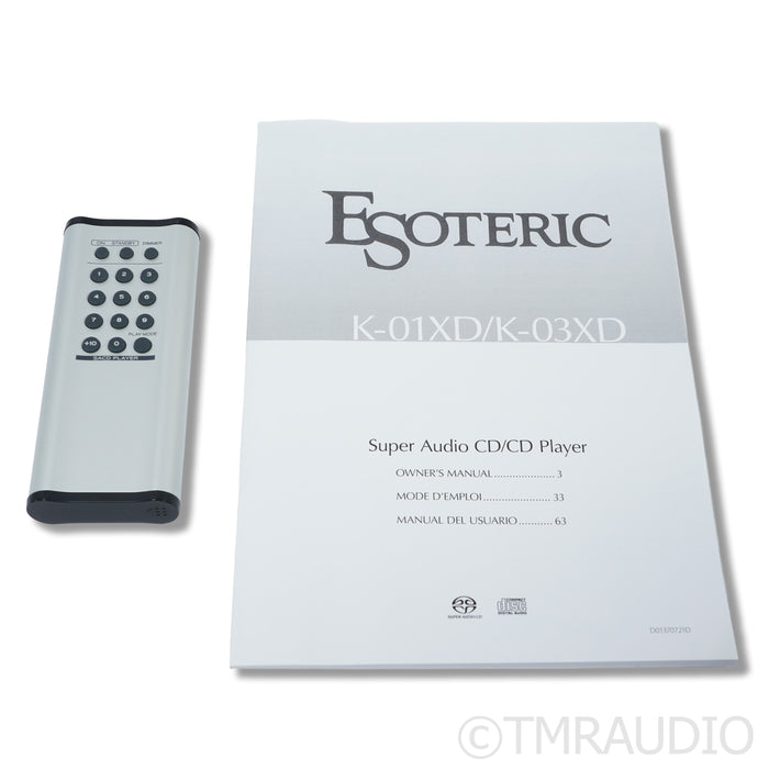 Esoteric Audio K03XD CD / SACD Player