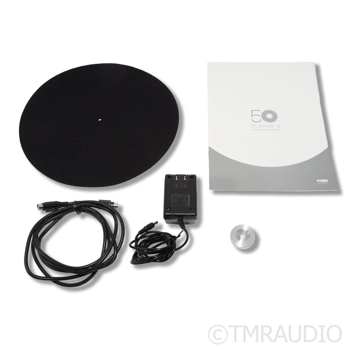 Rega Planar 3 Turntable; 50th Anniversary (no Cartridge)