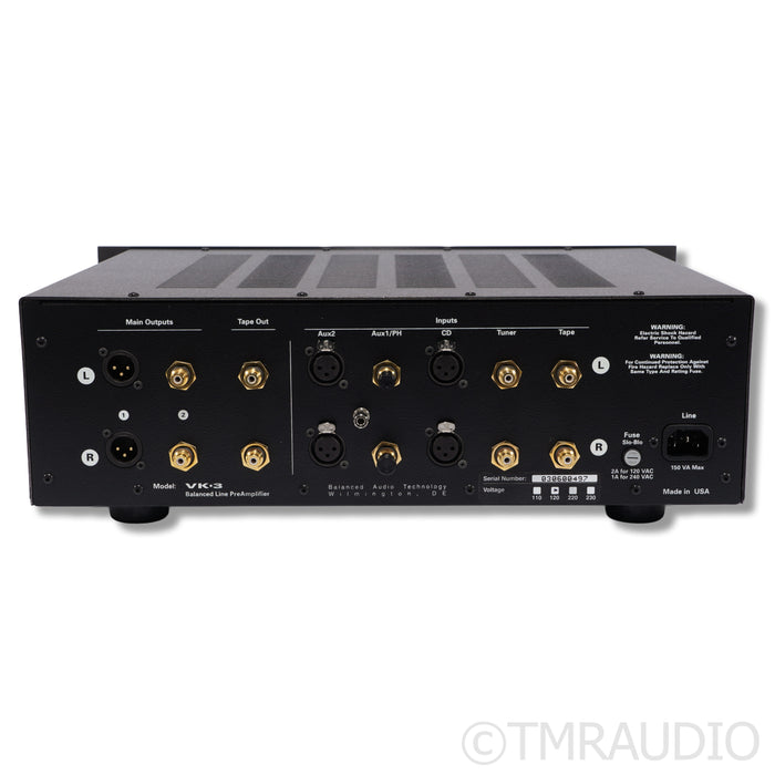 BAT VK-3i Stereo Tube Preamplifier; MC Phono