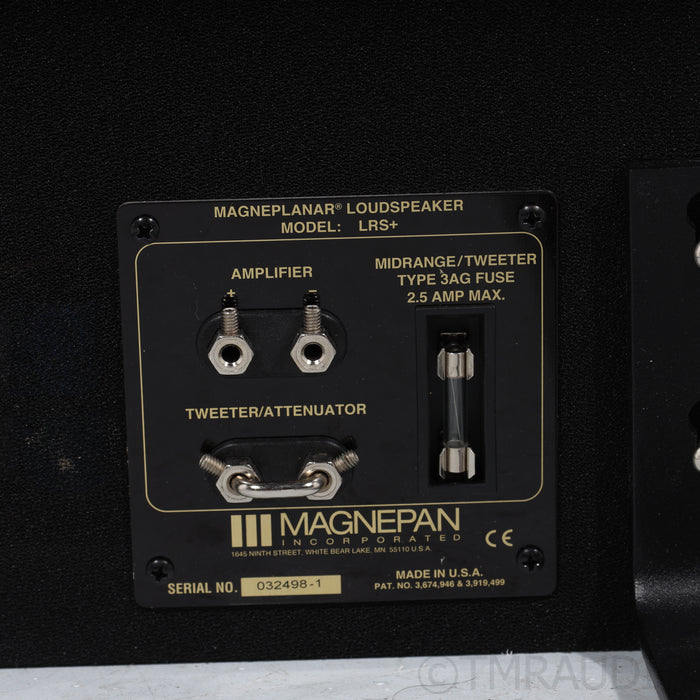 Magnepan LRS+ Floorstanding Speakers; Black Pair