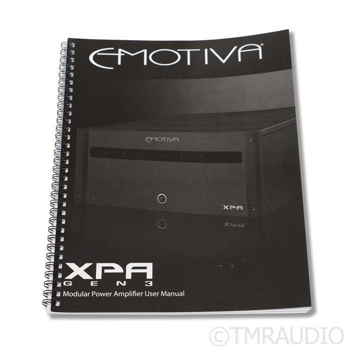 Emotiva XPA-2 Gen 3 Stereo Power Amplifier