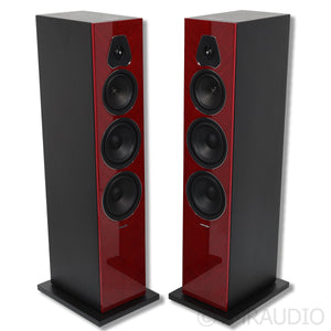 Sonus Faber Lumina V Amator Floorstanding Speakers; Gloss Red Pair