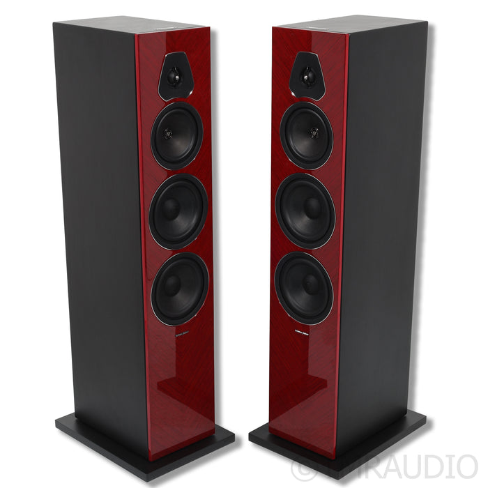 Sonus Faber Lumina V Amator Floorstanding Speakers; Gloss Red Pair