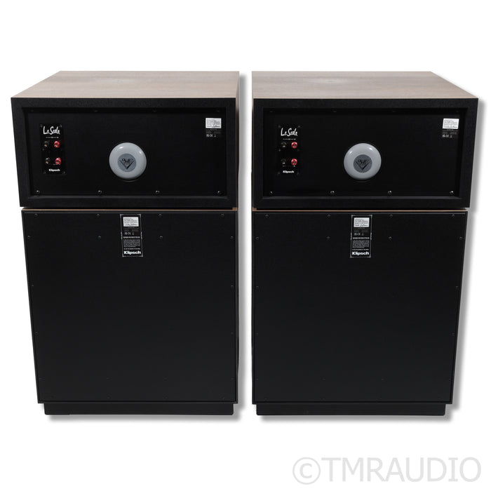 Klipsch La Scala AL5 Floorstanding Speakers; Distressed Oak Pair