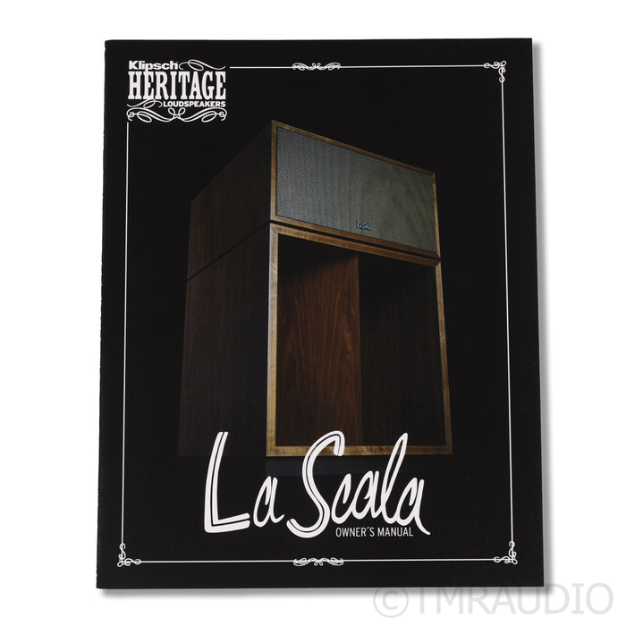 Klipsch La Scala AL5 Floorstanding Speakers; Distressed Oak Pair