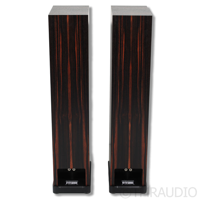 Spendor D7 Floorstanding Speakers; Natural Ebony Pair
