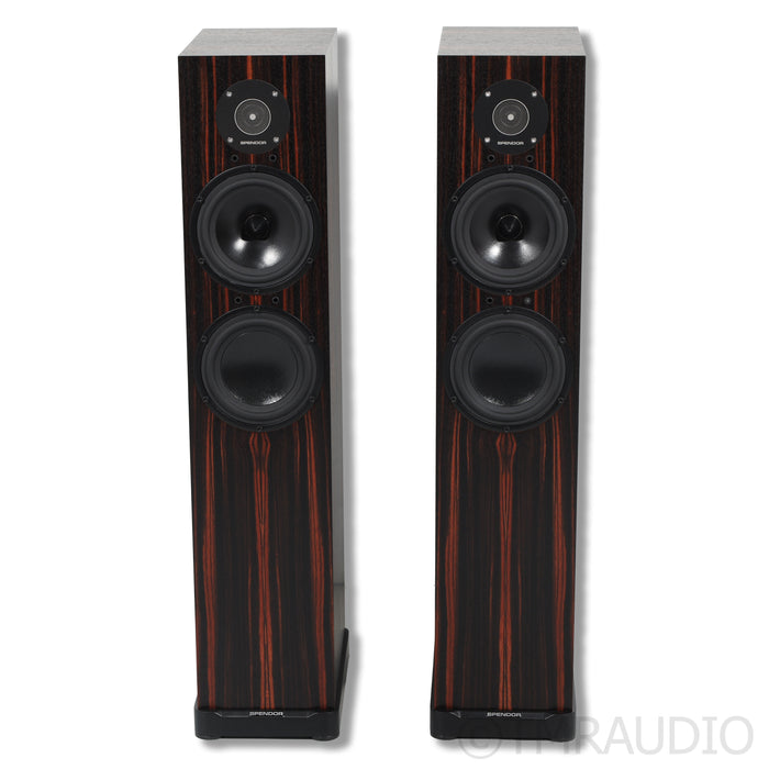 Spendor D7 Floorstanding Speakers; Natural Ebony Pair