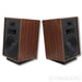 Klipsch Heresy IV Floorstanding Speakers; Walnut Pair w/Lambswool Grill
