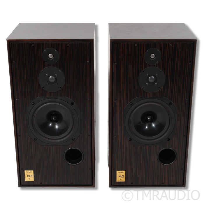 Harbeth Super HL5+ Bookshelf Speakers; Walnut