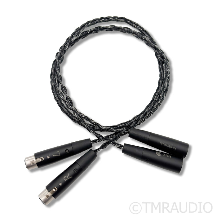 Kimber Kable Carbon Series XLR Cables; 1m Pair Balanced Interconnects
