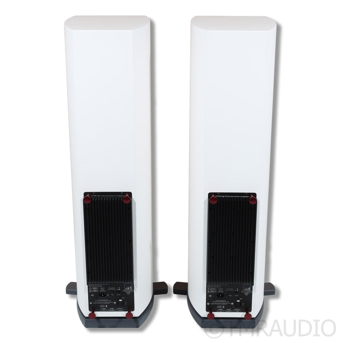 ATC SCM40A Floorstanding Active Speakers; White Pair (Open Box)
