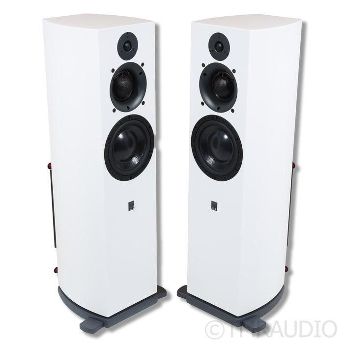 ATC SCM40A Floorstanding Active Speakers; White Pair (Open Box)