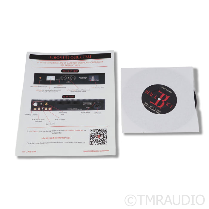 Black Ice Audio Fusion F159 Tube MM / MC Phono Preamplifier