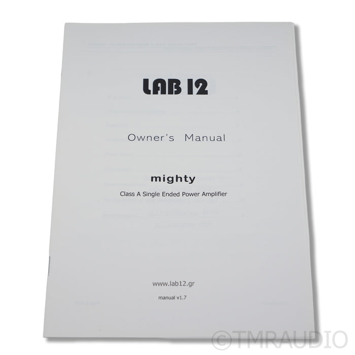 Lab12 Mighty Stereo Tube Power Amplifier (Mint w/ Warranty)