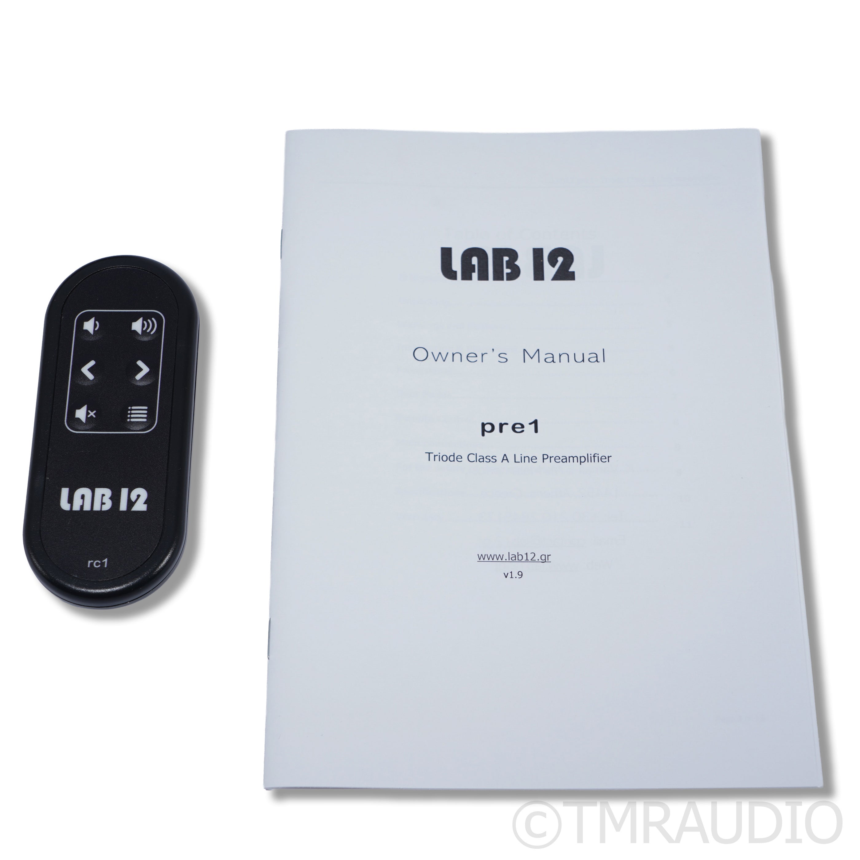Lab12 Pre1 Stereo Tube Preamplifier; Black — The Music Room