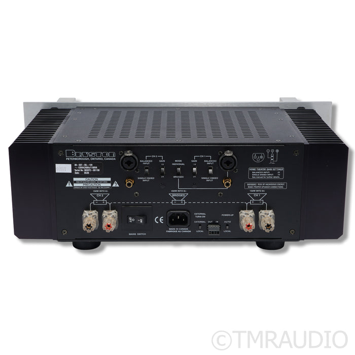 Bryston 3B SST Dual Mono Power Amplifier; Silver