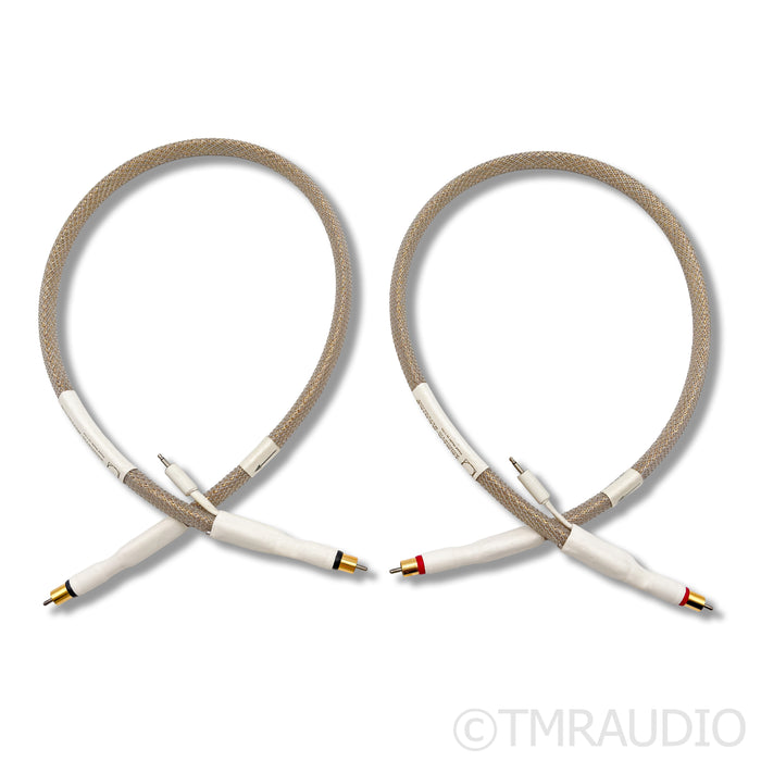 Synergistic Research Tesla Acoustic Reference RCA Interconnects; 1m Pair