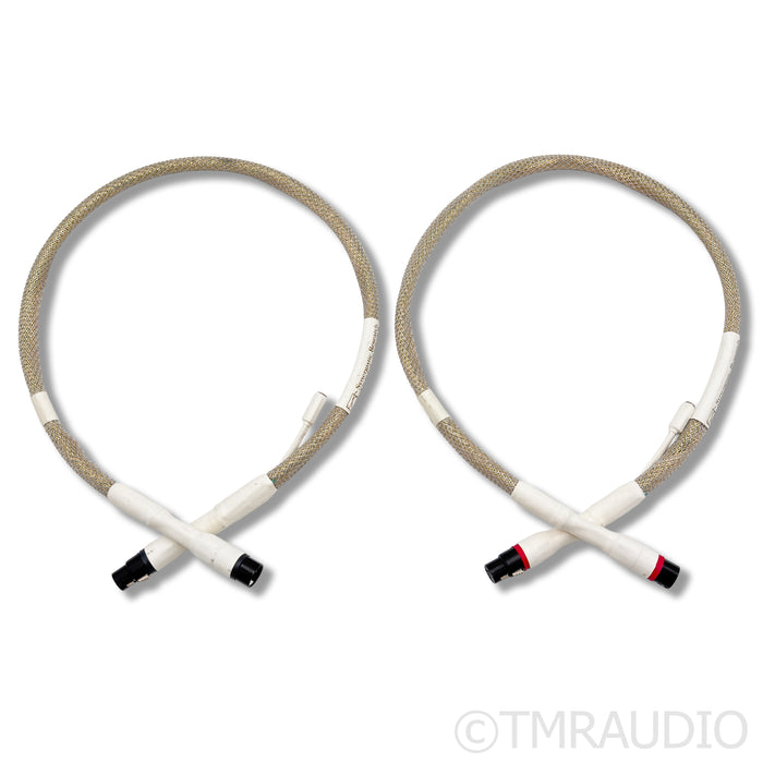 Synergistic Research Tesla Acoustic Reference XLR Cables; 1m Pair Interconnects