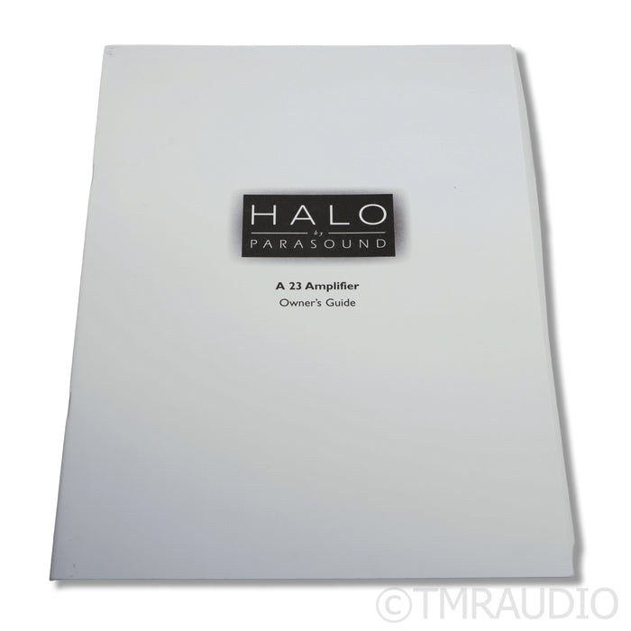 Parasound Halo A23 Power Amplifier