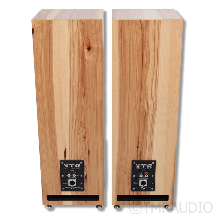 Zu Audio Dirty Weekend Six Supreme Floorstanding Speakers; Rustic Hickory Pair