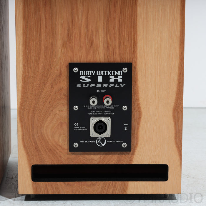 Zu Audio DW 6 Superfly Floorstanding Speakers; Clear Hickory Pair