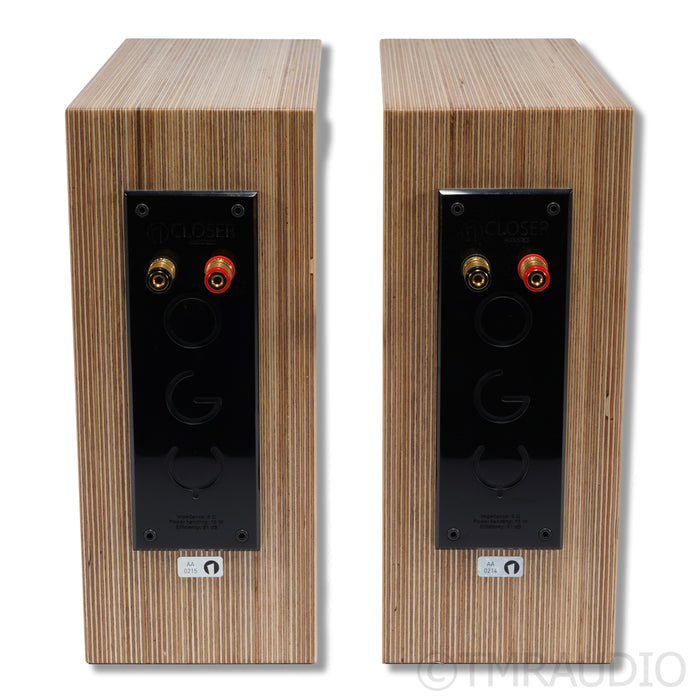 Closer Acoustics OGY Bookshelf Speakers; Plywood Pair