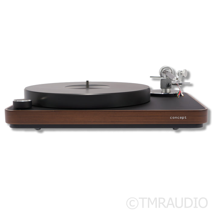 Clearaudio Concept Wood AiR Turntable; Satisfy Kardan 9"; No Cartridge (Open Box)