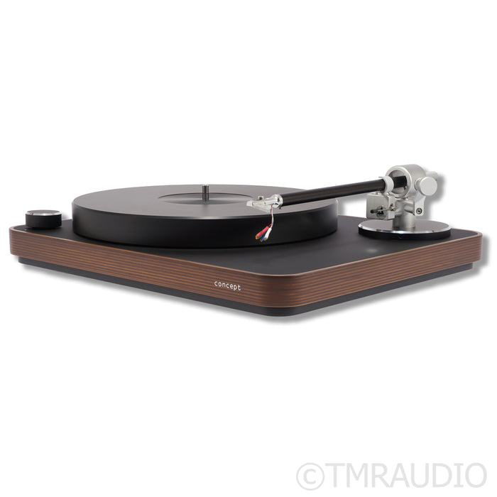 Clearaudio Concept Wood AiR Turntable; Satisfy Kardan 9"; No Cartridge (Open Box)