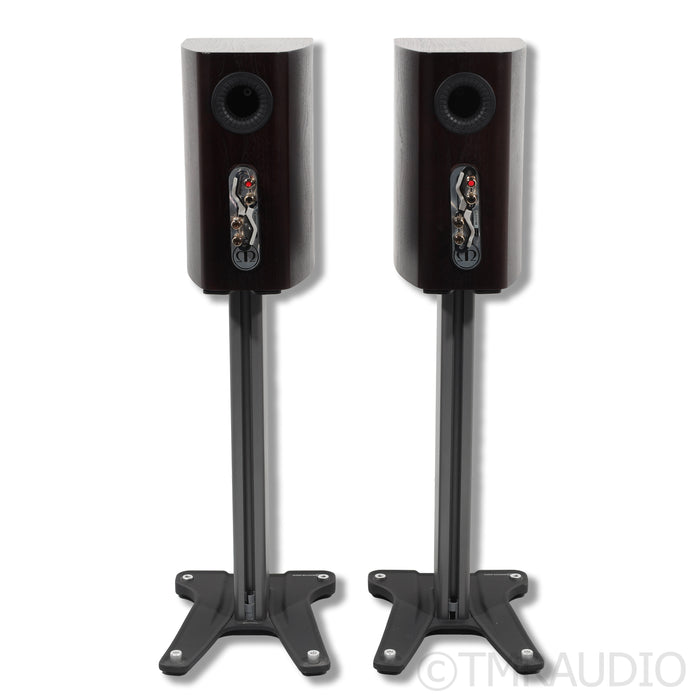 Monitor Audio Gold GX 100 Bookshelf Speakers; Dark Walnut Pair w/ Stands
